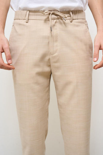 Pantalone uomo regular beige - 6