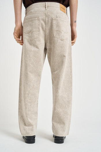 Jeans donna wide leg in denim burro - 4