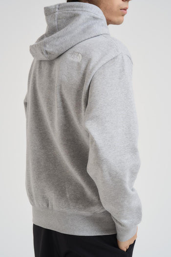 Felpa uomo con cappuccio grigia - 4