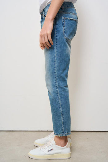 Jeans uomo regular in denim medio - 4