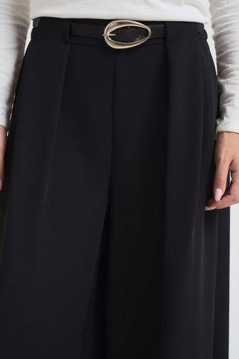 Pantalone donna a palazzo nero - 3