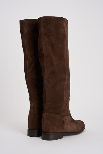 Stivale camoscio marrone - 6