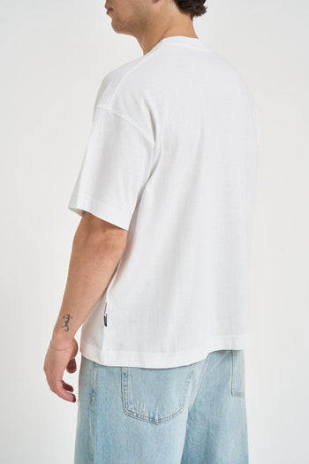 T-shirt uomo girocollo bianca - 3