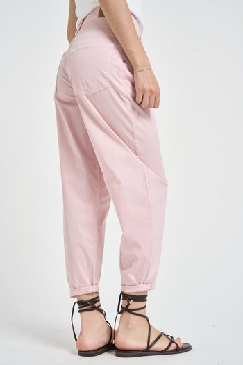 Pantalone donna regular rosa - 3