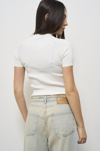 White cropped women's top - 4