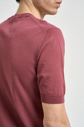 T-shirt uomo in maglia amarena - 4