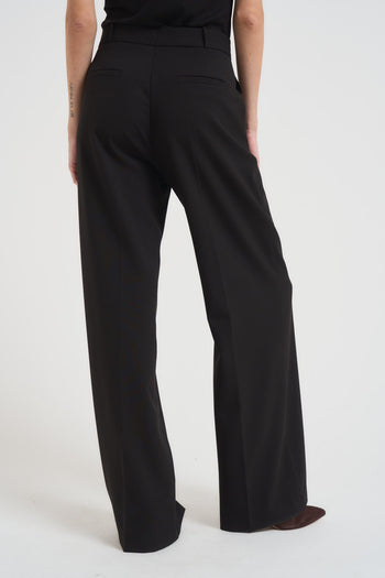 Pantalone  palazzo donna nero - 4