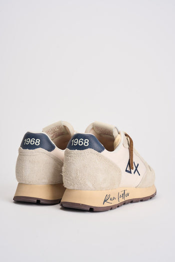 Sneakers uomo panna e blu - 6