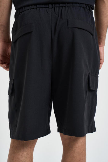 Bermuda uomo cargo nero - 3