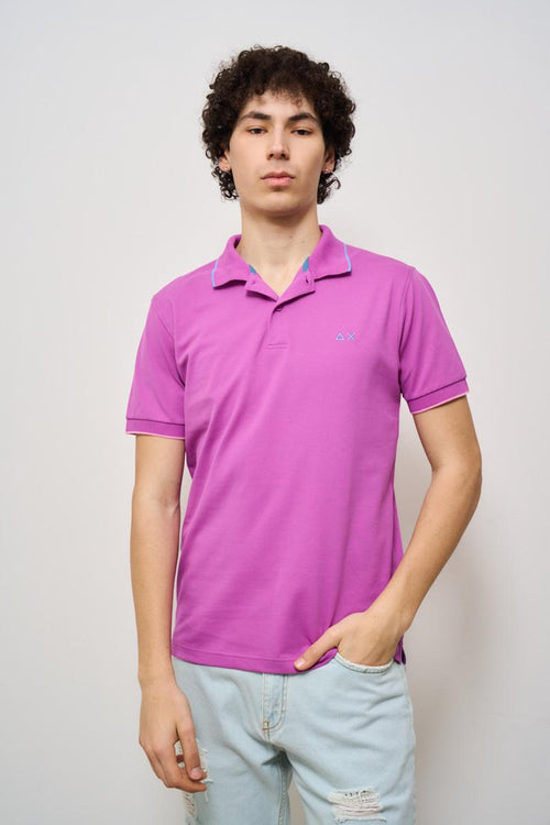 Polo uomo rosa ciclamino
