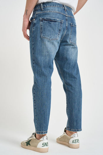 Jeans uomo regular blu medio - 3