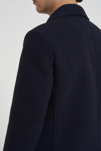 Cappotto uomo monopetto blu notte - 6