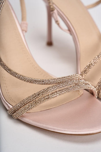 Sandalo donna Flamenco rosa cipria - 4