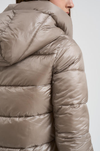 Giubbotto donna trapuntato tortora - 4