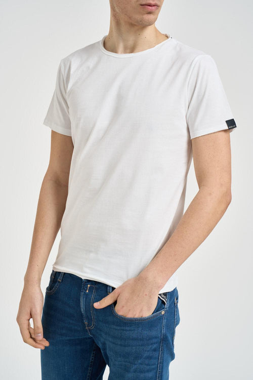 T-shirt uomo girocollo bianca