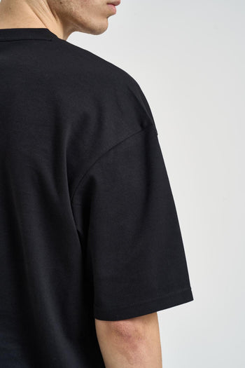 T-shirt uomo over nera - 4