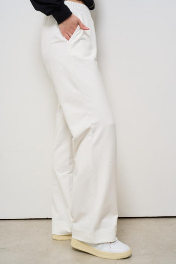 Pantalone donna gamba dritta bianco - 4