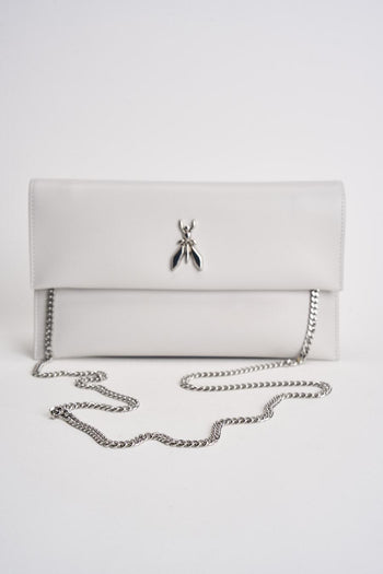 Clutch donna in pelle bianca - 5