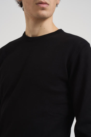 Maglia uomo basic girocollo nero - 3