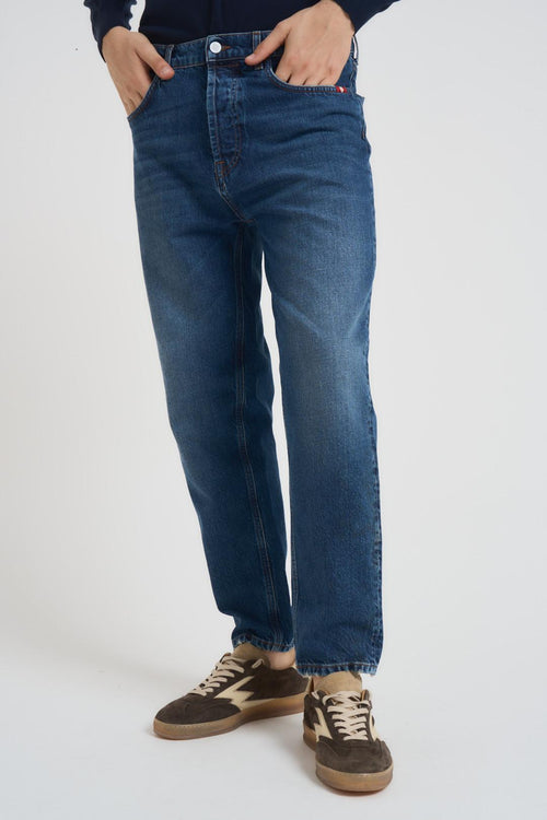 Jeans uomo blu scuro