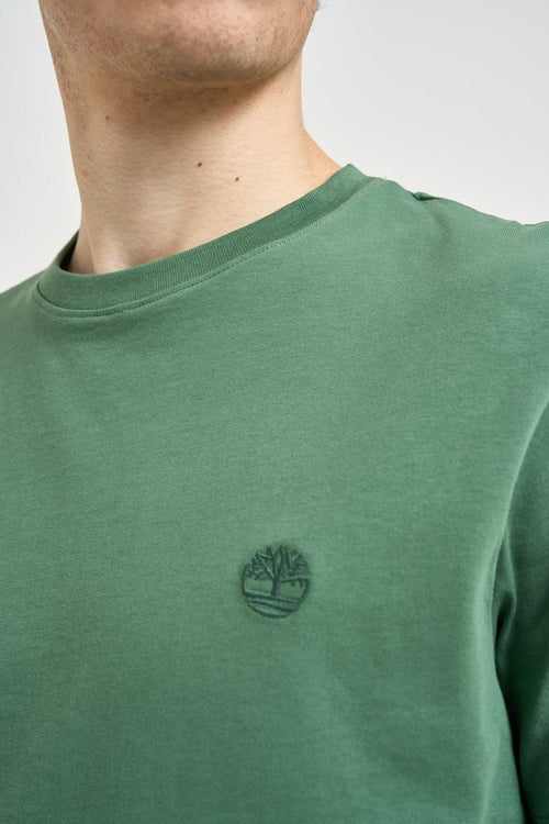 T-shirt donna girocollo verde - 2