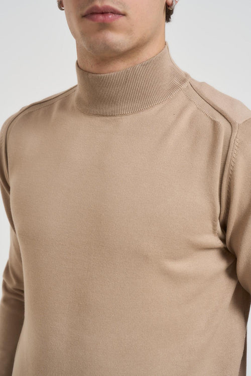 Dolcevita uomo beige - 2