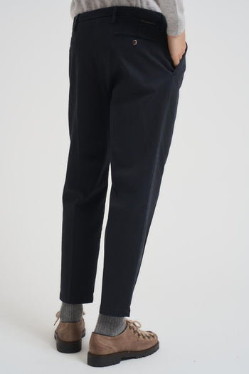 Pantalone uomo con pinces blu - 5