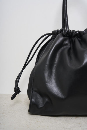 Black women's shoulder bag - 3