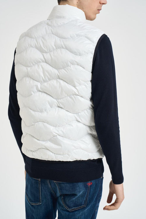 Giubbotto uomo smanicato bianco - 2