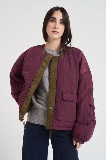 Giacca donna Kate Rev verde-viola - 8