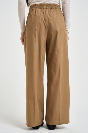 Pantalone donna a palazzo cammello - 3