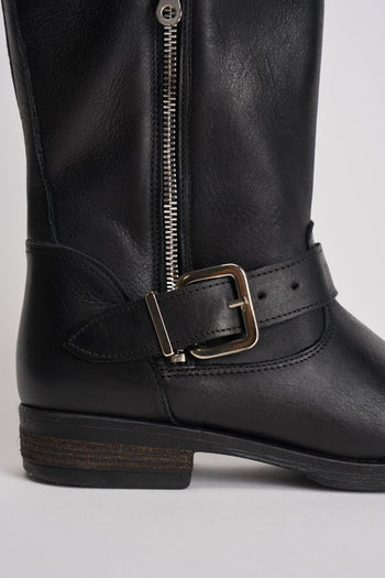 Stivale donna biker nero - 3