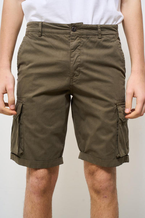 Bermuda uomo cargo verde