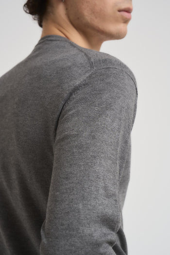 Cardigan uomo grigio - 4