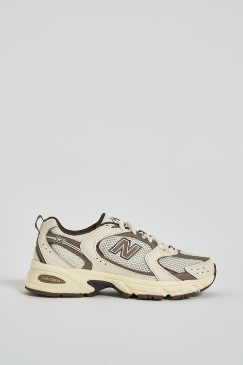 Sneakers donna 530 marrone e avorio