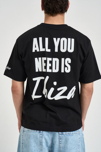 T-shirt uomo con stampa nera - 4