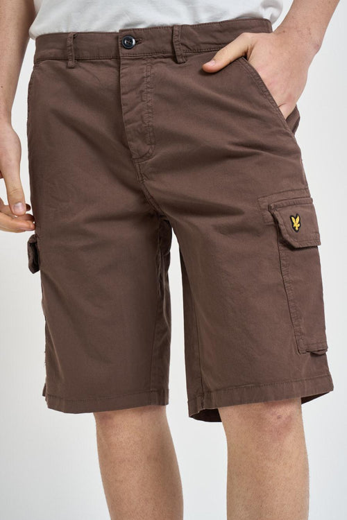 Bermuda cargo uomo marrone