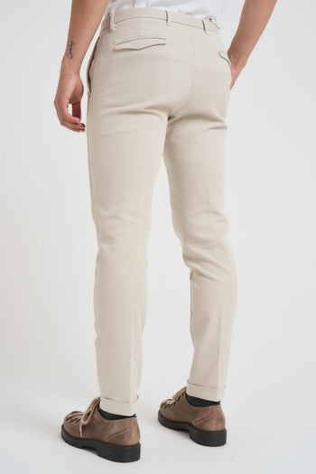 Pantalone uomo slim fit panna - 3