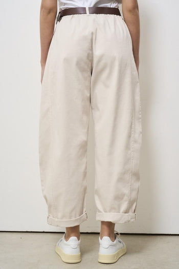 Carrot fit women's trousers sand - 4