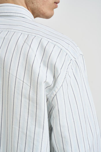 Camicia uomo a righe bianca - 5