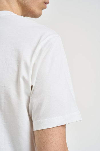 T-shirt uomo con logo bianca - 5