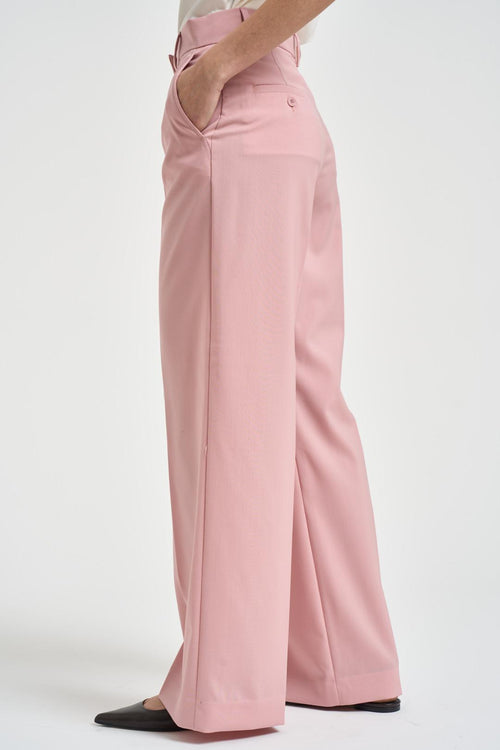 Pantalone donna a palazzo rosa - 2