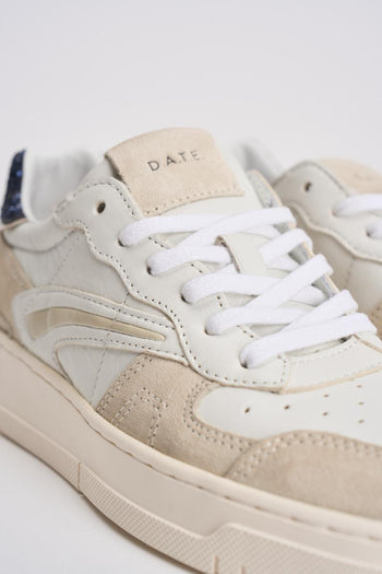 Sneakers donna Torneo beige e nere - 4