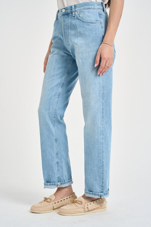 Jeans donna slim fit in denim chiaro