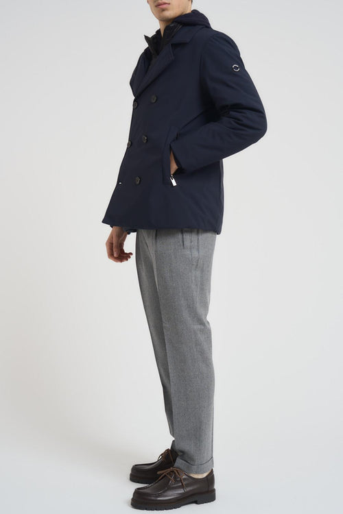 Giubbotto uomo doppiopetto blu - 2