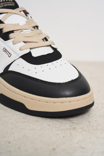 Eclipse Men's Sneakers White, Brown and Black - 5