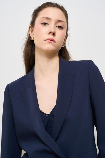 Giacca donna doppiopetto blu - 4