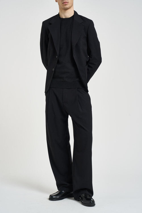 Giacca uomo monopetto nera