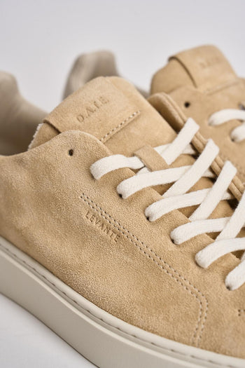 Sneakers uomo Levante in camoscio beige - 5