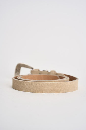 Cintura donna con dettagli western beige - 3